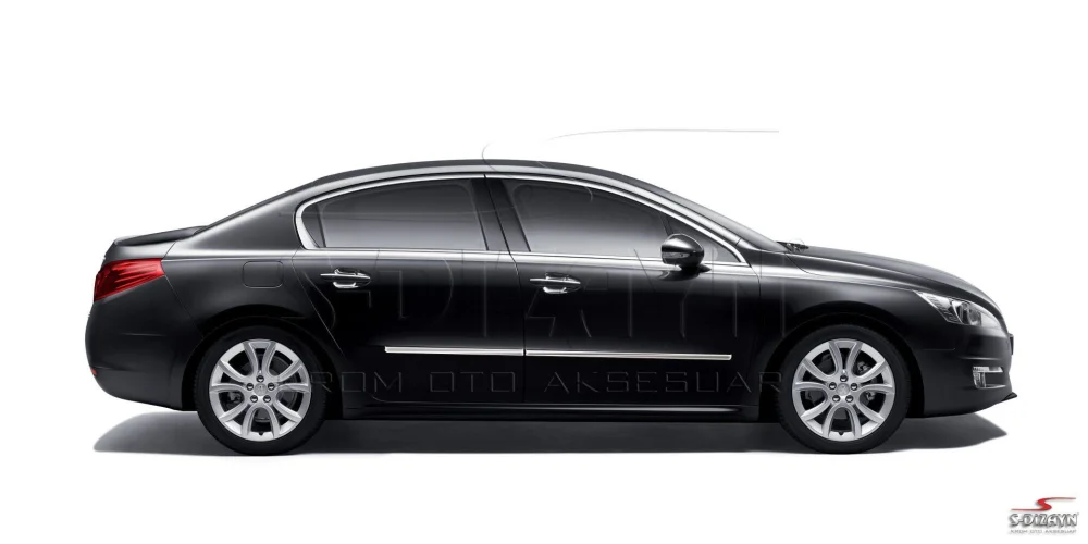 Peugeot 508 Uyumlu Kapı Koruma Çıtası Krom 2011-2017