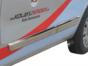 Peugeot Bipper Uyumlu Yan Kapı Çıtası 4 Parça. Çelik 2008 Ve Sonrası thumb 1