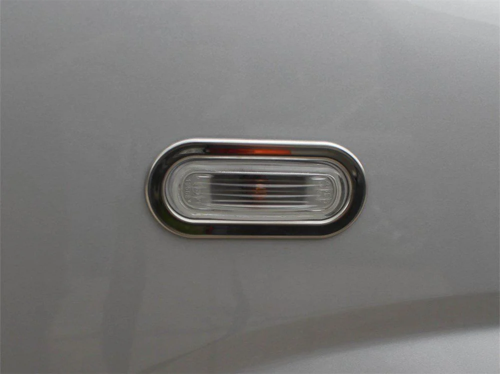 Peugeot Bipper Uyumlu Sinyal Çerçevesi 2 Parça. Çelik 2008 Ve Sonrası