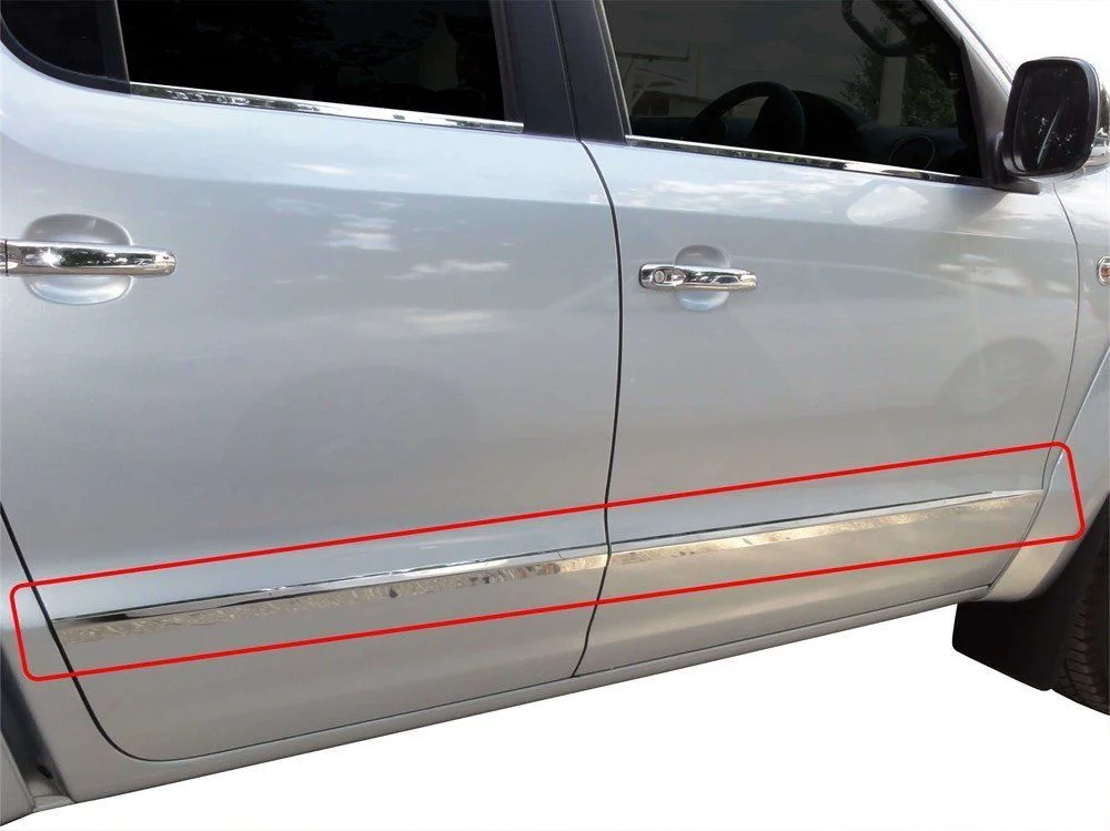 Volkswagen Amarok Uyumlu Yan Kapı Çıtası 4 Parça Çelik 2010-2016