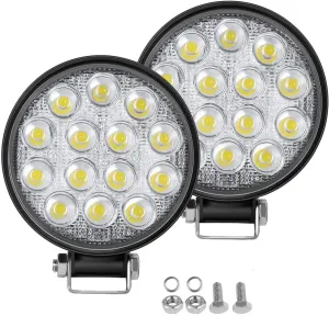 Yuvarlak 14 Led Beyaz Sis Lambası 316