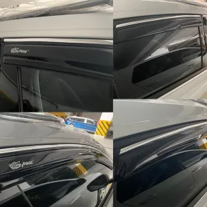 Krom Cam Rüzgarlığı 1.2Mm Seat Leon 2004-2010 4'Lü / Caru451 thumb 2