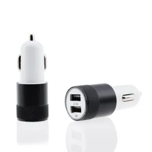 Çakmak Soketi Çift Usb'Li-Siyah / Icca84-2 thumb 2