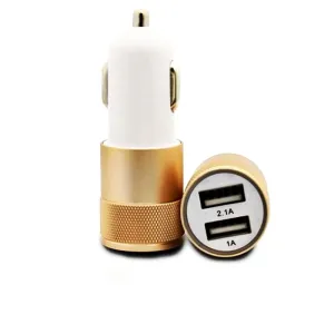 Çakmak Soketi Çift Usb'Li-Altın / Icca84-1 thumb 2