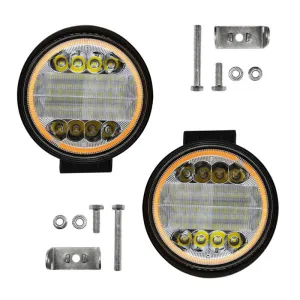 Yuvarlak Kırmızı Angelli Sis Lambası 12-24V / Lass311 thumb 4