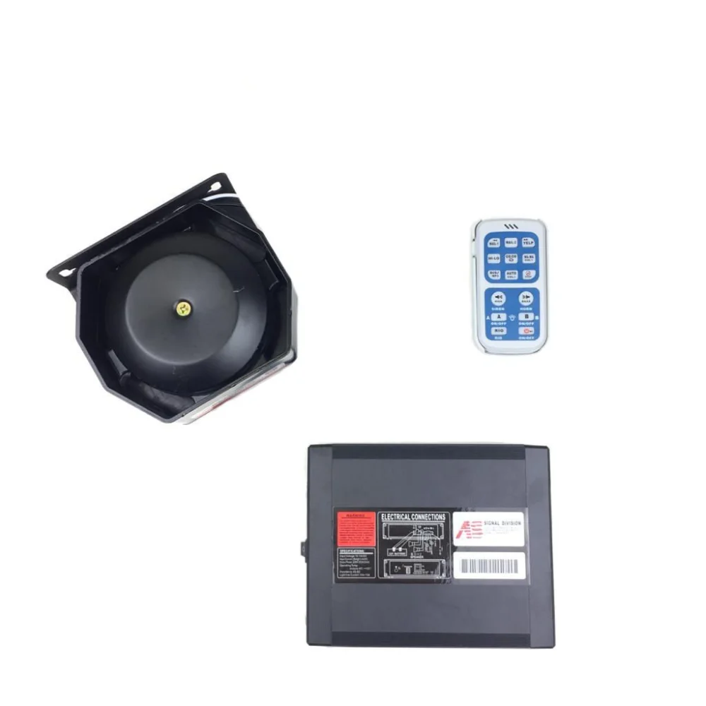 Mikrofonlu Metal Siren Uzaktan Kumandalı /Sssr45-1
