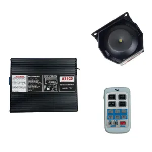 Mikrofonlu Metal Siren Uzaktan Kumandalı /Sssr45-1 thumb 2