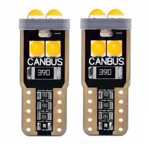 Dekoratif Led Ampul T10-6Smd 3030 Canbus 12V Çift Turuncu 866