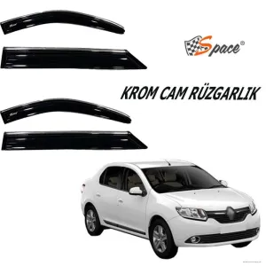 Renault Symbol 1999-2013 uyumlu Krom Cam Rüzgarlığı 1.2Mm Clio 1998-2015 4'Lü / Caru443 modelleri DRS Tuning'de. Kaliteli malzeme, hızlı kargo ve güvenli