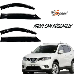 Krom Cam Rüzgarlığı Nissan X-Trail 2014-2020 / Caru402 thumb 1