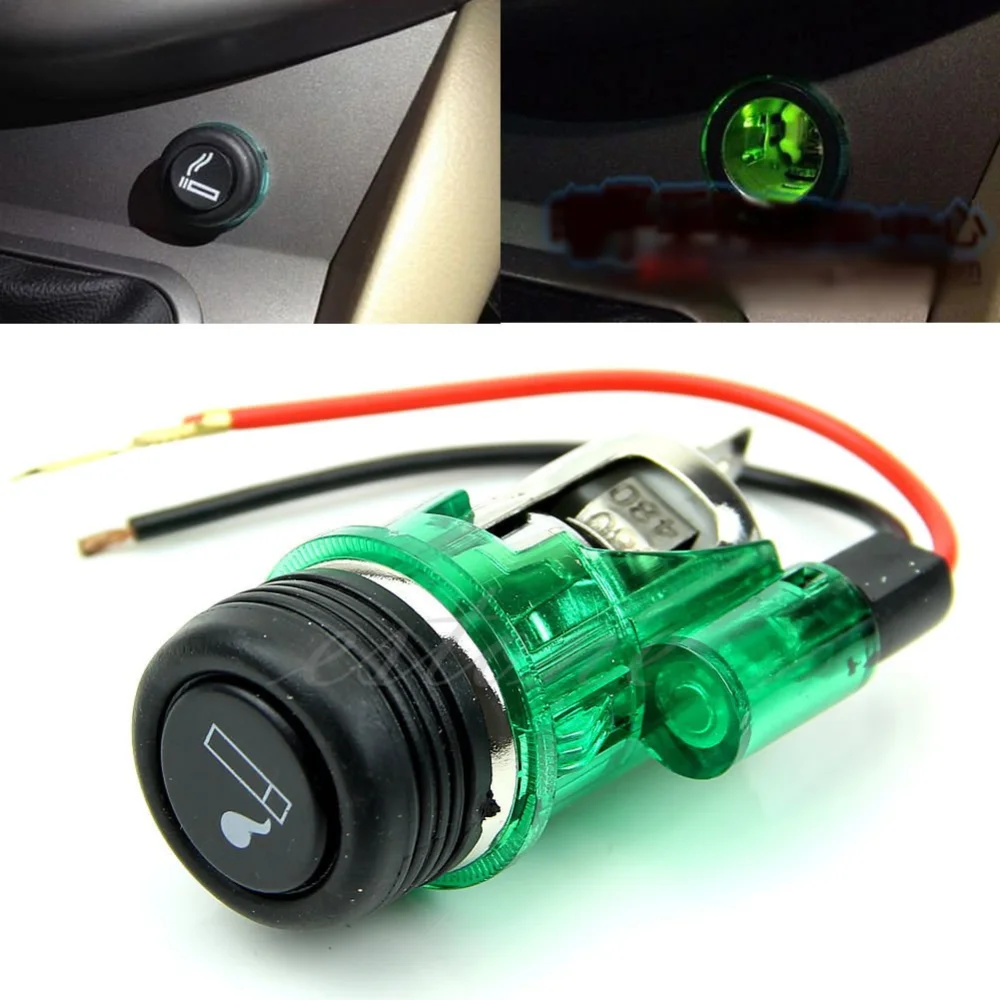 Yeşil Işıklı Çakmak 12V / Icca10