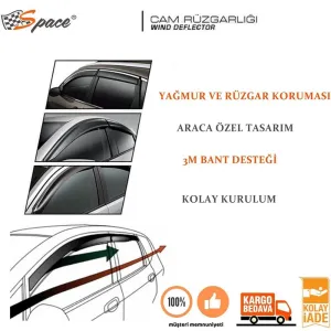 Cam Rüzgarlığı 9 Mm Hyundaı/Elantra 2012 / Caru126 thumb 2