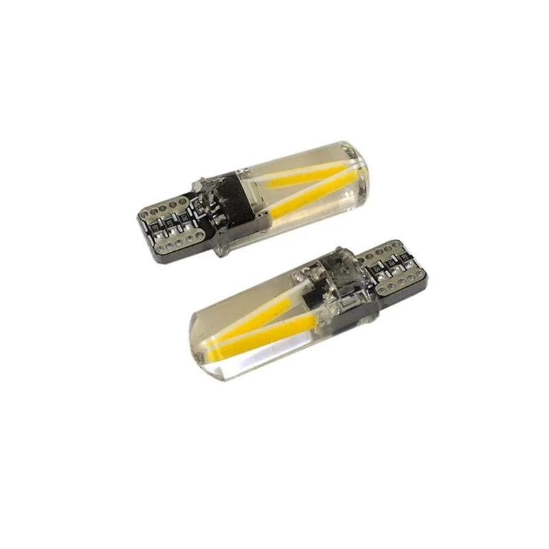 Uzun T10 Cob Ledli Canbus'Lı Silikon Dekoratif Ampul 12V-3W Turuncu / Laam678