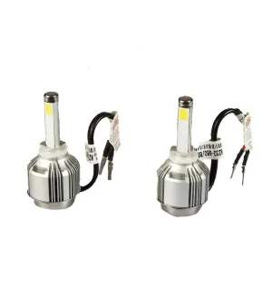 Led Far Ampulü Çift Renk Mavibeyaz H27-36W-4800Lm-12V 493