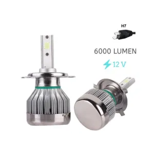 Space Led Far Ampulü H7-3500Lmx2-30W-12V Buz Mavisi / Laam702