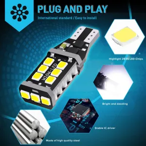 Led Ampul T15-15 Smd Canbuslı Beyaz 2'Li Set 12V / Laam631 thumb 2