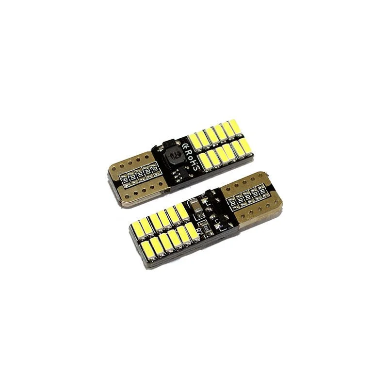 T10 Led Ampul Canbus'Lı Buz Mavi 2'Li Set 12V / Laam627-2