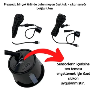 Space Ses İkazlı Park Sensörü 22 Mm Siyah / Gupr10-S thumb 2