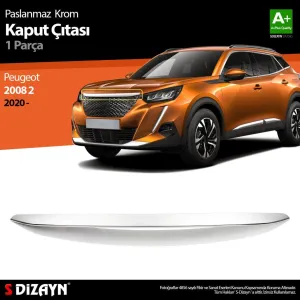 S-Dizayn Peugeot 2008 2 Krom Kaput Çıtası 2020-2023Araca &Ouml;zel Krom Aksesuar&Uuml;r&uuml;n &Ouml;zellikleri:Krom &uuml;r&uuml;nler ara&ccedil; &uuml;zerinde
