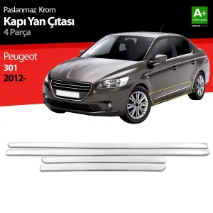 S-Dizayn Peugeot 301 Krom Kapı Yan Çıtası 4 Prç 2012 Üzeri

Not: Kapı Çıtası bulunmayan araçlarda, yan kapı bölümlerine aracın kaportasına monte edilmektedir.
A