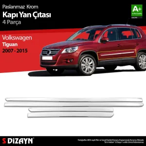 Volkswagen Tiguan Uyumlu Krom Kapı Yan Çıtası 2007-2015