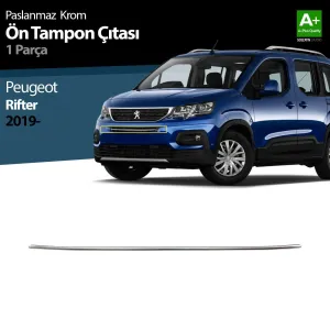 S-Dizayn Peugeot Rifter Krom Ön Tampon Çıtası 1 Prç. 2019-2023Araca &Ouml;zel Krom Aksesuar&Uuml;r&uuml;n &Ouml;zellikleri:Krom &uuml;r&uuml;nler ara&ccedil; &u