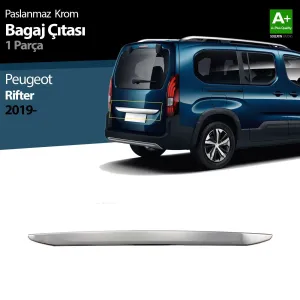 S-Dizayn Peugeot Rifter Krom Bagaj Çıtası 2019-2023Not: &Uuml;r&uuml;n makyajlı kasa ile uyumlu değildir !Araca &Ouml;zel Krom Aksesuar&Uuml;r&uuml;n &Ouml;zell