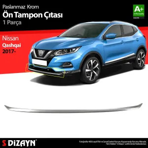 S-Dizayn Nissan Qashqai Krom Ön Tampon Çıtası 2017-2021Araca &Ouml;zel Krom Aksesuar&Uuml;r&uuml;n &Ouml;zellikleri:Krom &uuml;r&uuml;nler ara&ccedil; &uuml;zer