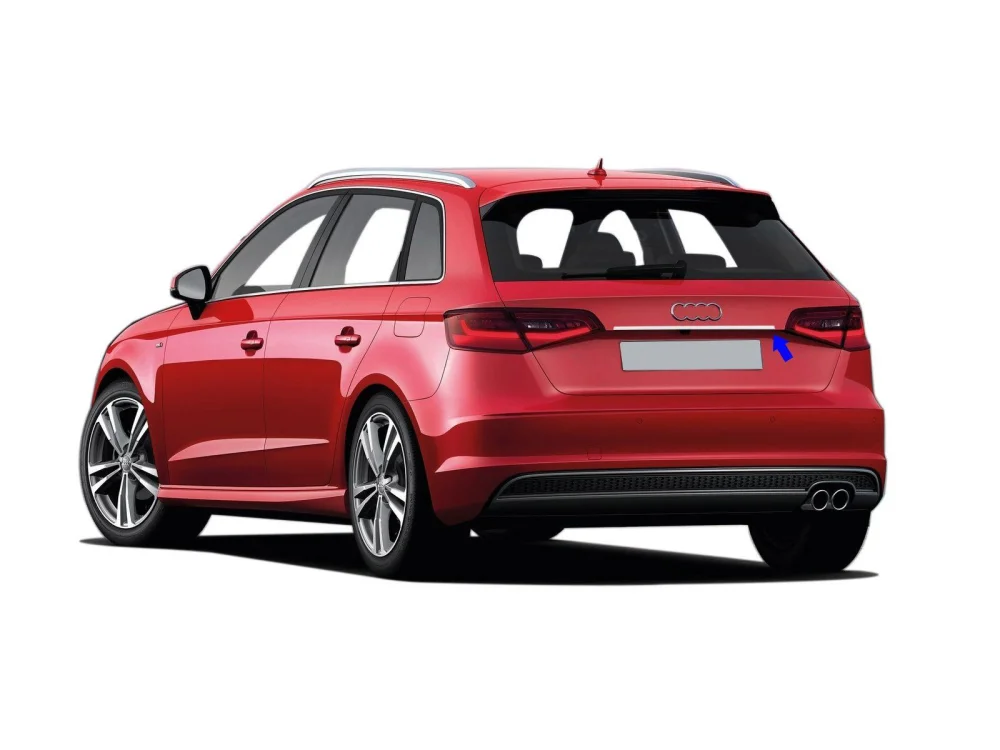 Audi A3 Uyumlu Hatchback Krom Bagaj Çıtası 2013-2017