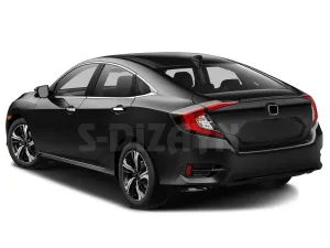 Honda Civic Uyumlu Krom Cam Çıtası 8 Parça 2016 Üzeri