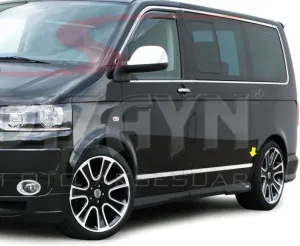 VW T6 Transporter Krom Yan Kapı Çıtası 5 Prç. (K.Şasi) 2015-2019