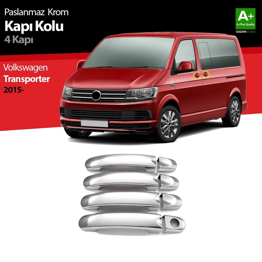 u Transporter Krom Kapı Kolu 4 Kapı 2015 Üzeri
