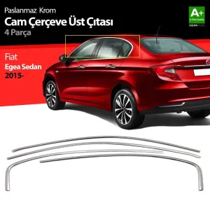 S-Dizayn Fiat Egea SD Krom Cam Üst Çıtası 4 Prç. 2015 Üzeri A+ KaliteAraca &Ouml;zel Krom Aksesuar&Uuml;r&uuml;n &Ouml;zellikleri:Krom &uuml;r&uuml;nler ara&cce