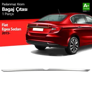 S-Dizayn Fiat Egea SD Krom Bagaj Çıtası 2015 ÜzeriAraca &Ouml;zel Krom Aksesuar&Uuml;r&uuml;n &Ouml;zellikleri:Krom &uuml;r&uuml;nler ara&ccedil; &uuml;zerinde 