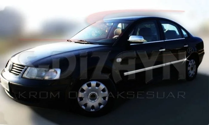 Volkswagen Passat Uyumlu 3B Krom Yan Kapı Çıtası 4 Parça 1998-2005