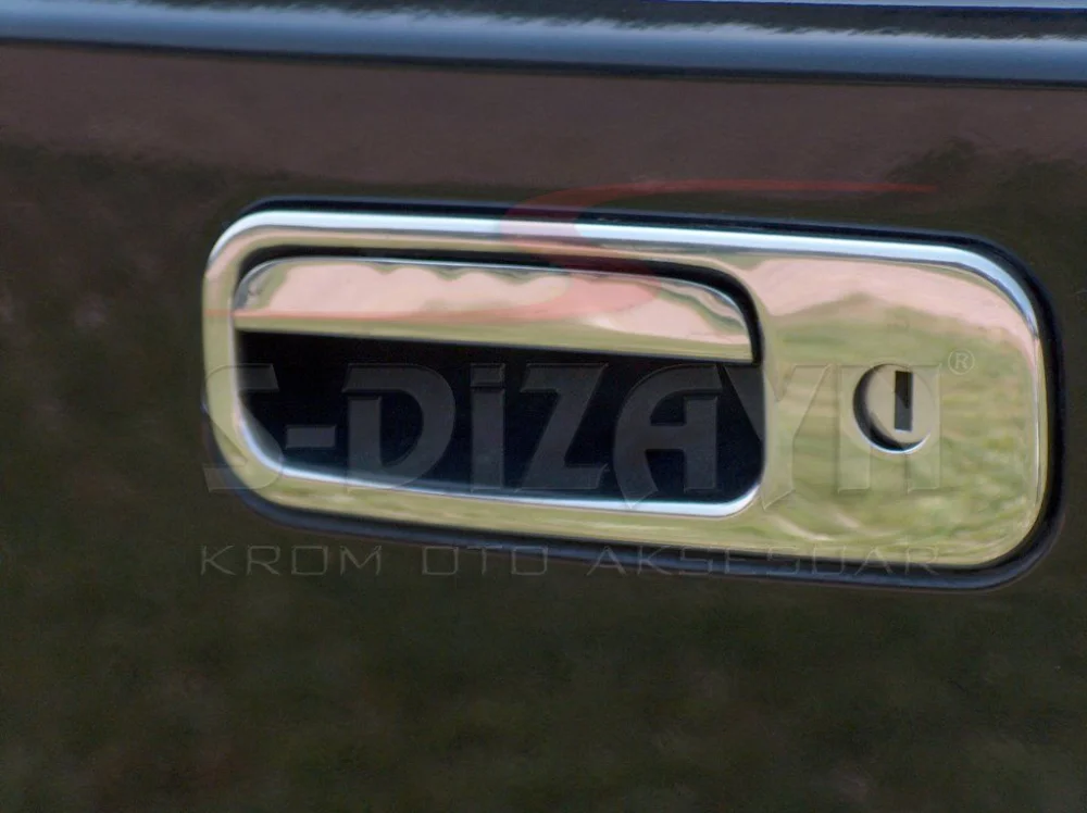 Volkswagen Caddy Uyumlu Krom Bagaj Açma 2 Parça 2004-2010
