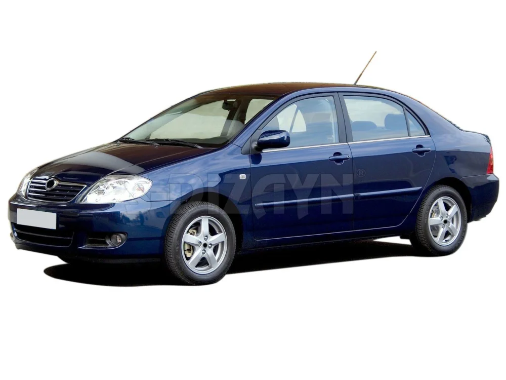 Toyota Corolla Uyumlu Krom Cam Çıtası 4 Parça. 2002-2007