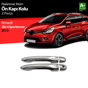 Renault Clio Uyumlu 4 Sport Tourer Krom Kapı Kolu 2 Kapı 2012 Üzeri
