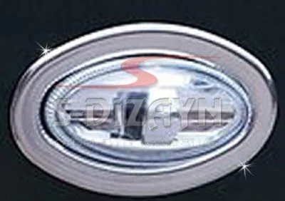 Peugeot 206 Uyumlu Krom Sinyal Çerçevesi 2 Parça 1998-2014