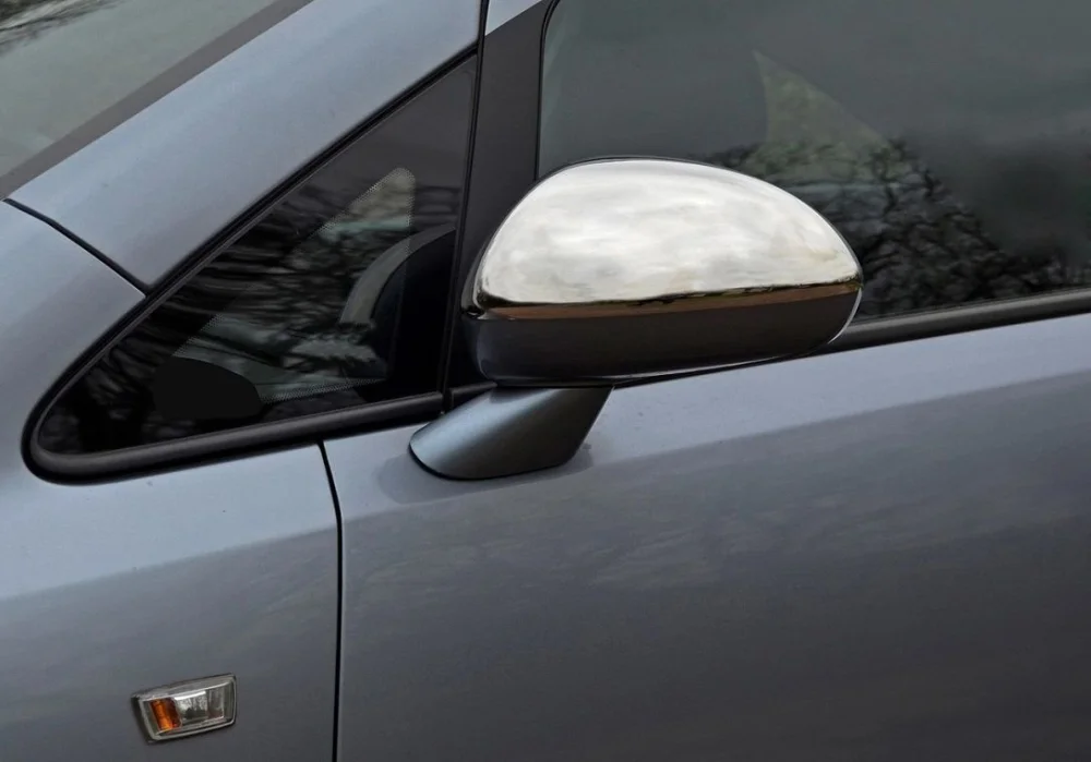 Opel Corsa Uyumlu D Krom Ayna Kapağı 2 Parça 2007-2014