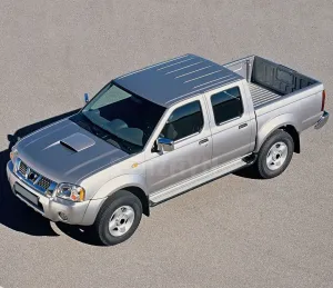 Nissan Pick Uyumlu Up Krom Cam Çıtası 4 Parça 1999-2010 (Sky Star)