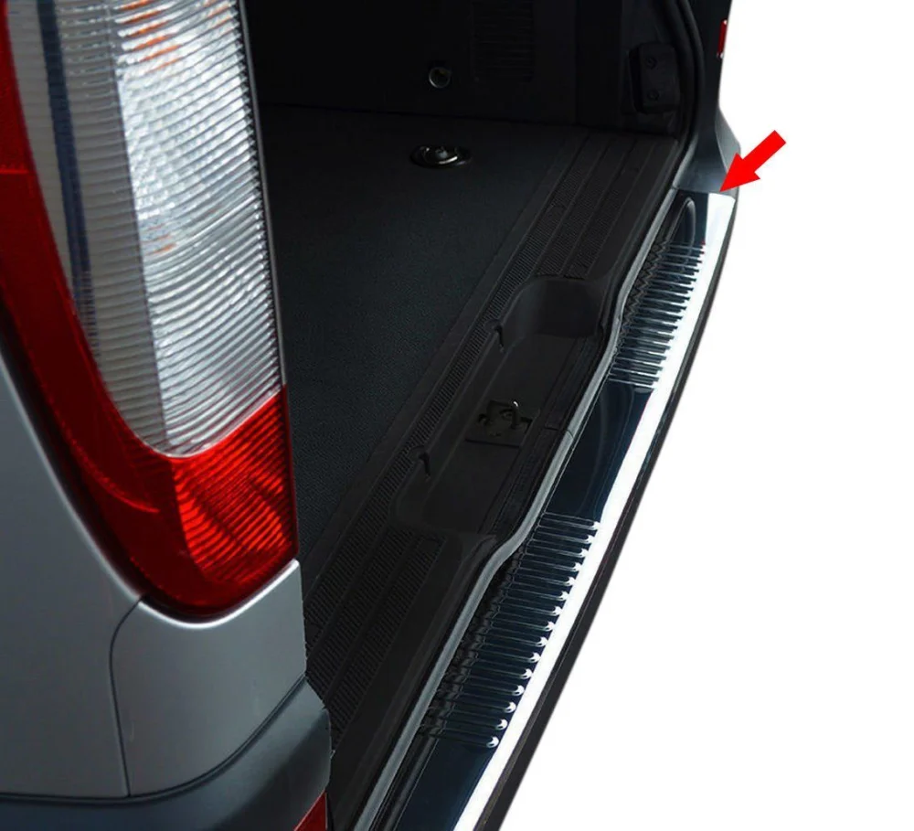 Mercedes Vito Uyumlu Krom Arka Tampon Eşiği 2004-2014