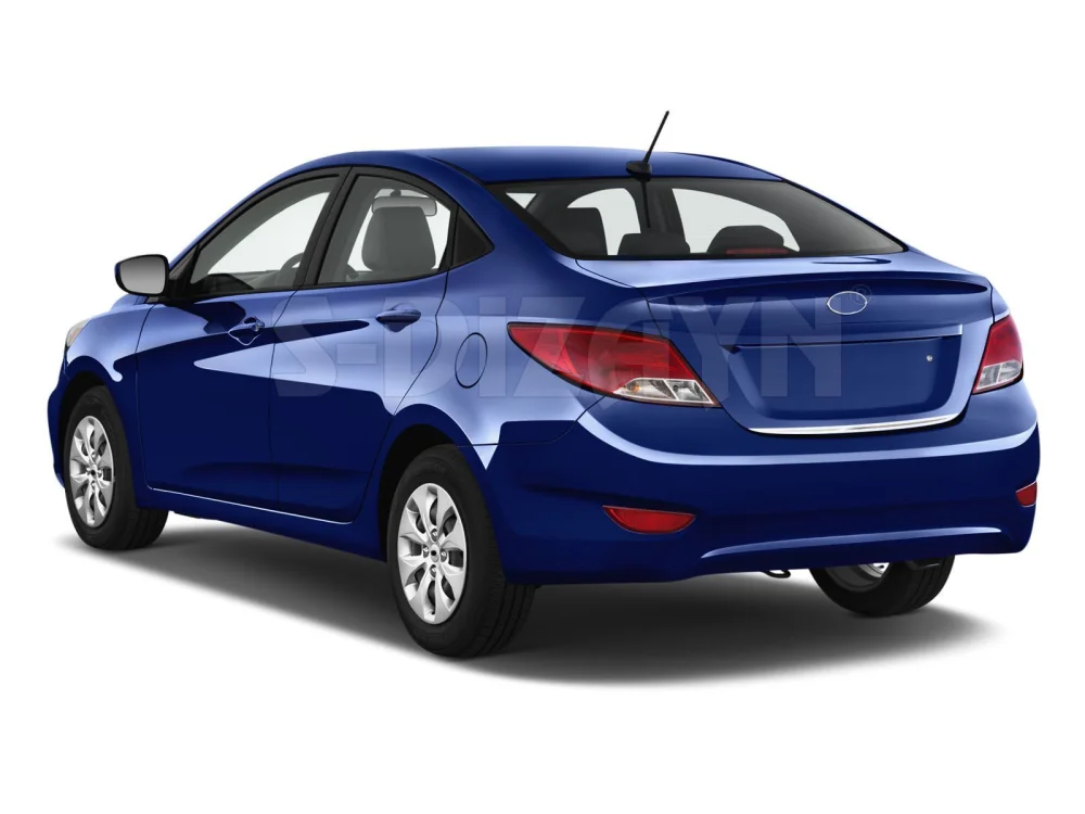 Hyundai Accent Uyumlu Blue Krom Bagaj Alt Çıta 2011 Üzeri