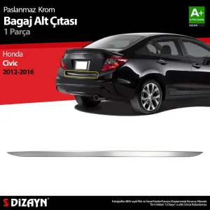 Honda Civic Krom Bagaj Alt Çıta 2012-2016