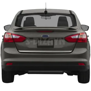 Ford Focus Uyumlu 3 Sedan Krom Bagaj Alt Çıtası 2011-2018
