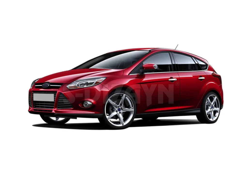 Ford Focus Uyumlu 3 Krom Kapı Kolu 4 Kapı 2011-2018