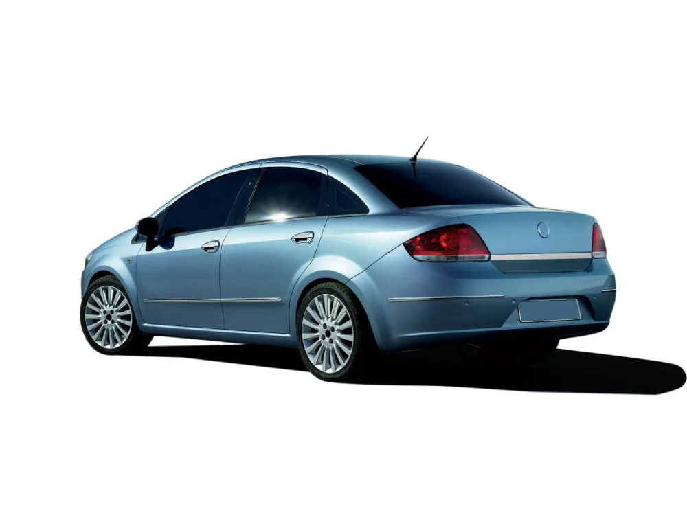 Fiat Linea Uyumlu Krom Bagaj Çıtası 2011-2012 (Deliksiz)