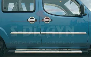 S-Dizayn Fiat Doblo Krom Yan Kapı Çıtası 4 Prç 2000-2006Araca &Ouml;zel Krom Aksesuar&Uuml;r&uuml;n &Ouml;zellikleri:Krom &uuml;r&uuml;nler ara&ccedil; &uuml;ze