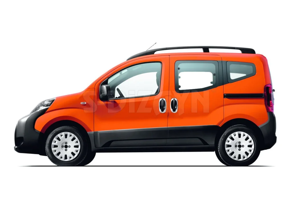Citroen Nemo Uyumlu Krom Kapı Kolu Çerçevesi 5 Kapı 2008 Üzeri