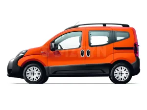 Citroen Nemo Krom Kapı Kolu Çerçevesi 5 Kapı 2008-2017